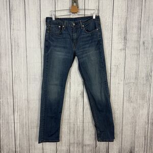 Levi's 511 Men's W34 x L32 Blue Slim Fit Straight Leg Medium Wash Denim Jeans